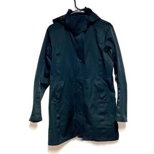 PATAGONIA TRES 3-IN-1 PARKA BLACK OUTER SHELL WOMEN Sz L